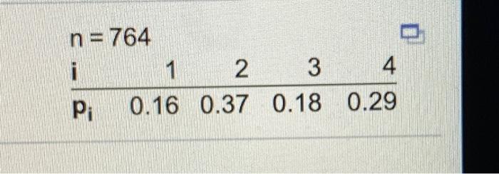 Solved Determine the expected count for each outcome. The | Chegg.com