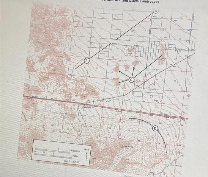 Solved on the antelope peak topographic map draw a line | Chegg.com