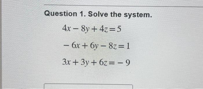Instructions: For each question below, solve the | Chegg.com