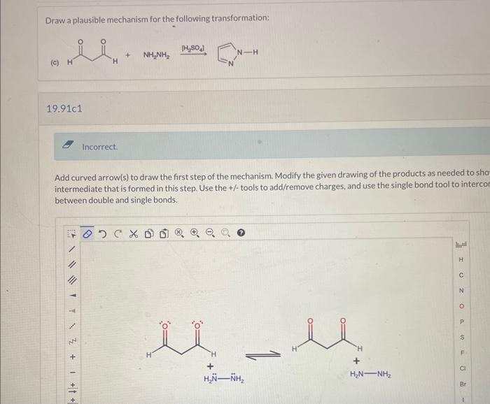 Solved Draw a plausible mechanism for the following | Chegg.com