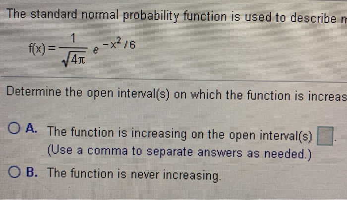 Open Interval Example Problem Solved Determine the open interval(s) on which the function | Chegg.com