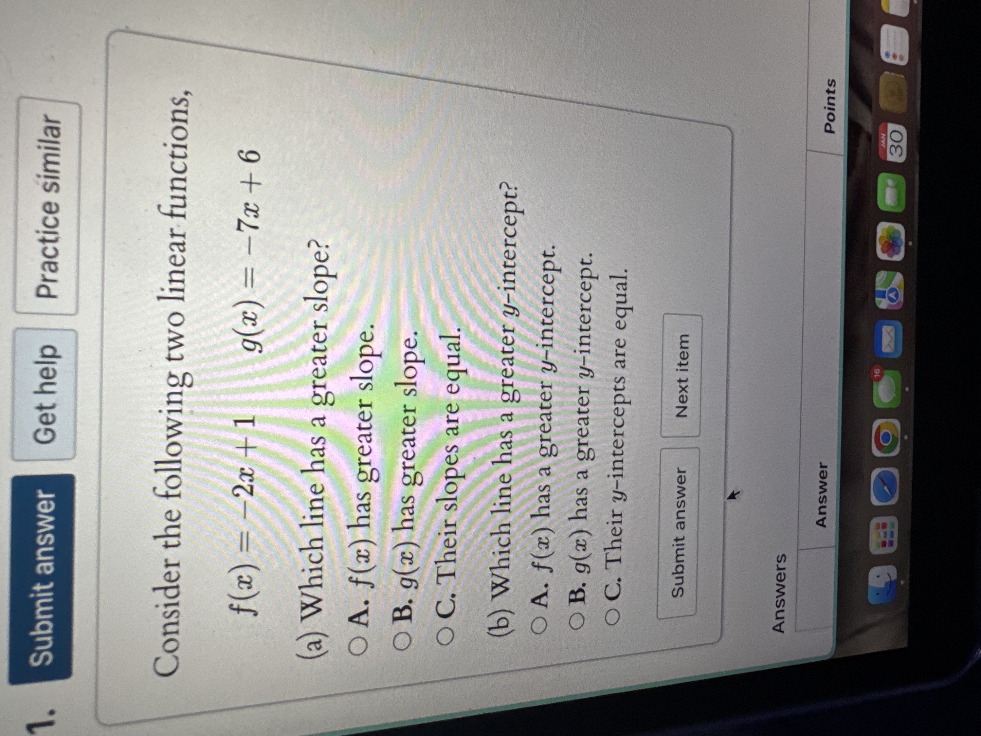 Solved Consider the following two linear | Chegg.com