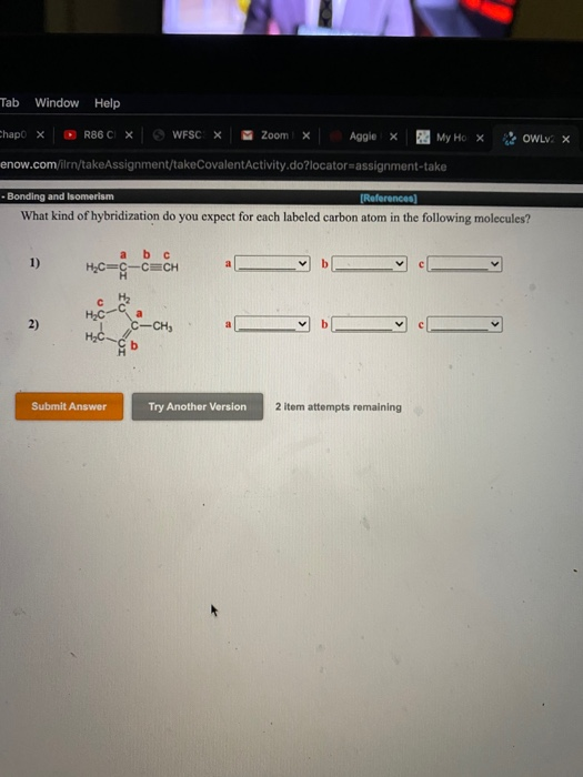 Wfsc X Zoom X Owlyx Tab Window Help Chapo X R86cx Chegg Com