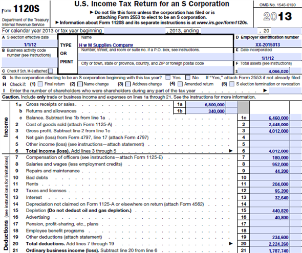 Learn How To Fill The Form 1120 Corporation Income Tax, 56% OFF