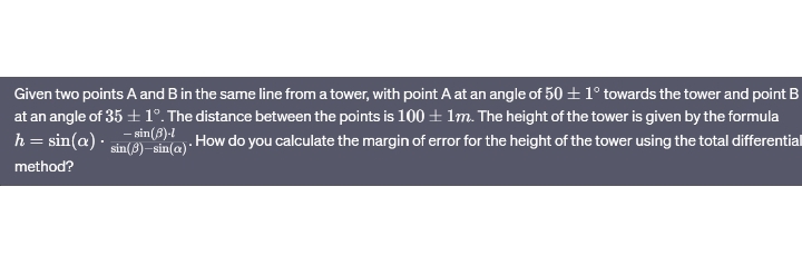 Solved Given two points A and B ﻿in the same line from a | Chegg.com