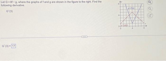 Solved Let G=8f−g, Where The Graphs Of F And G Are Shown In | Chegg.com