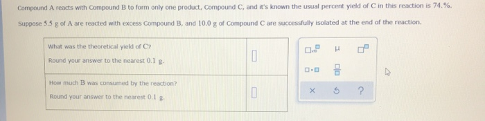 Solved Compound A reacts with Compound B to form only one | Chegg.com