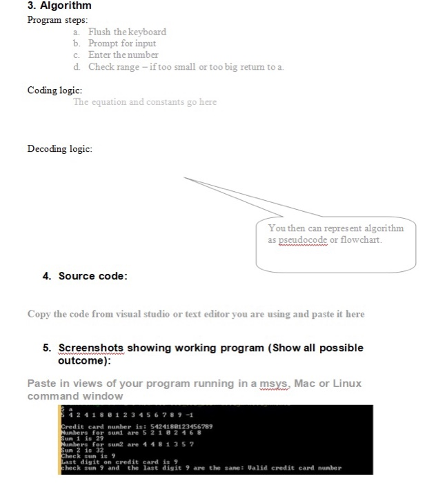 Solved Problem Some credit card companies use Luhn algorithm | Chegg.com