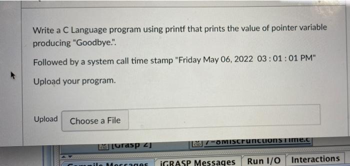 Solved а Write a C Language program using printf that prints | Chegg.com