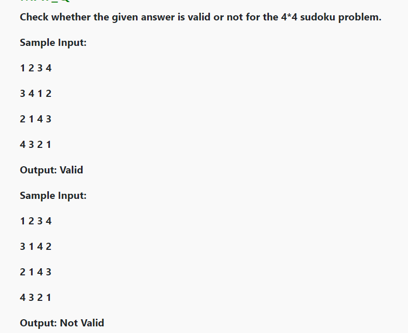 Valid Answer Solved Check whether the given answer is valid or not for | Chegg.com