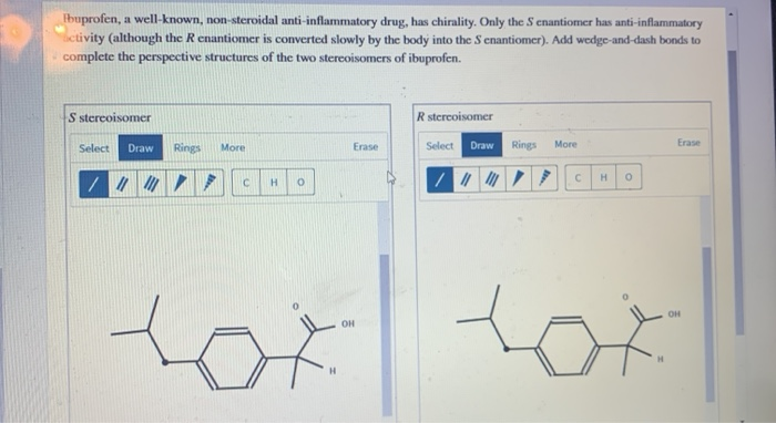 Solved Ibuprofen, a well-known, non-steroidal | Chegg.com