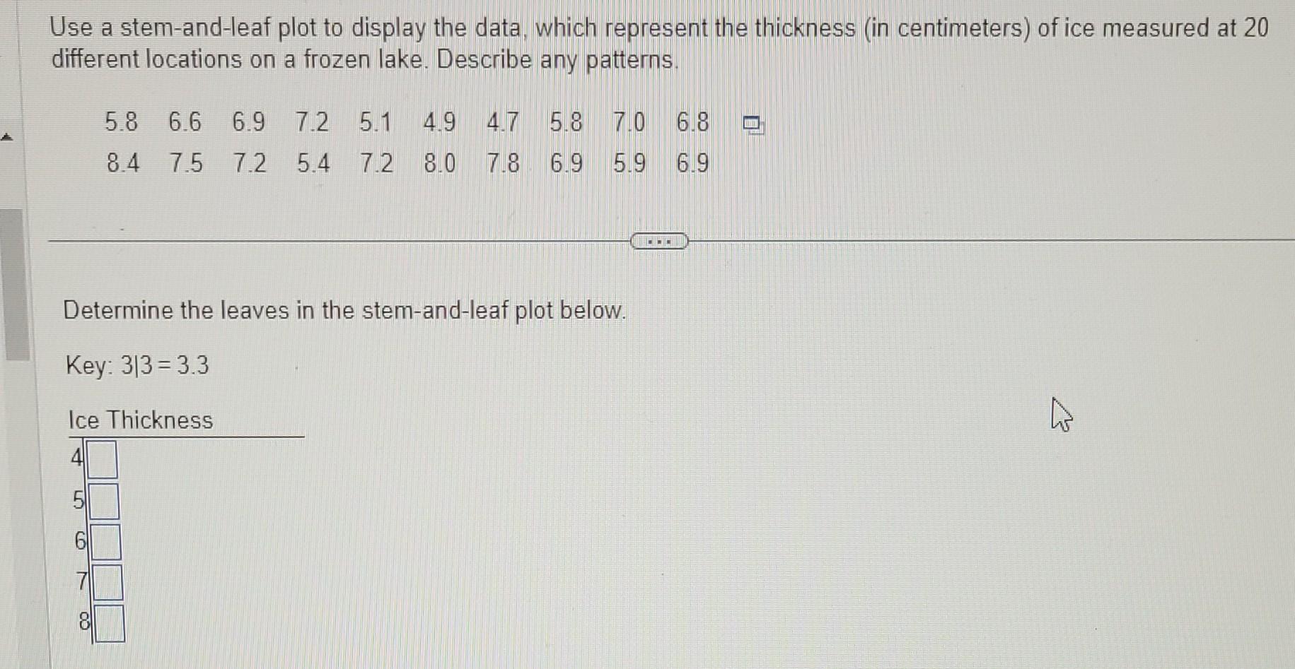 solved-use-a-stem-and-leaf-plot-to-display-the