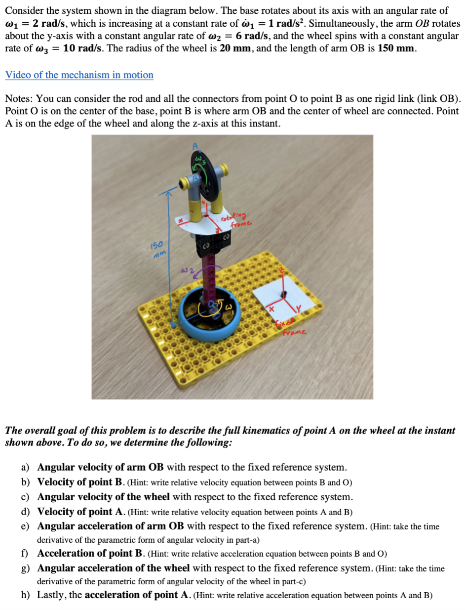 Point On Wheel Rotation And Translation Example Problem Solved The overall goal of this problem is to describe the | Chegg.com