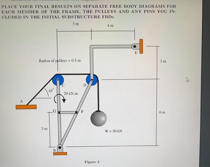 Solved Problem 2 Members BGC, BFD, GF and DE are connected | Chegg.com