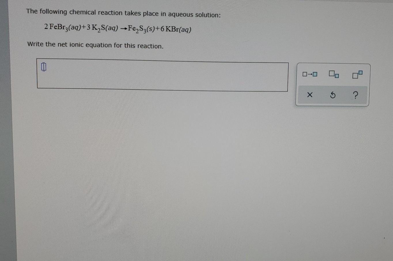 Solved The following chemical reaction takes place in | Chegg.com