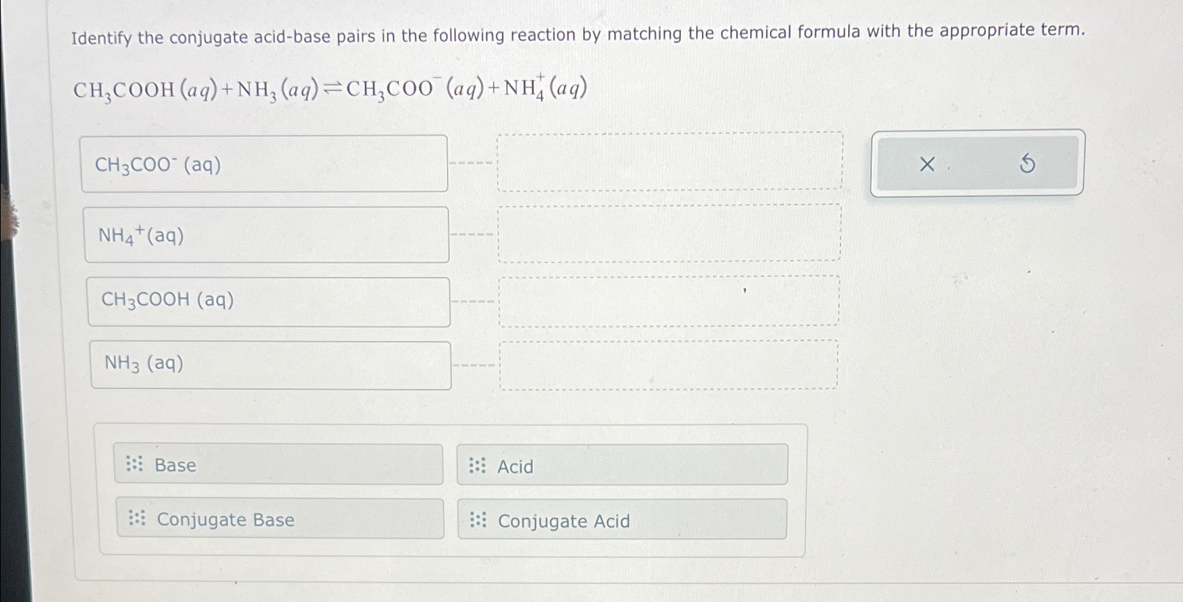 Solved Identify The Conjugate Acid Base Pairs In The