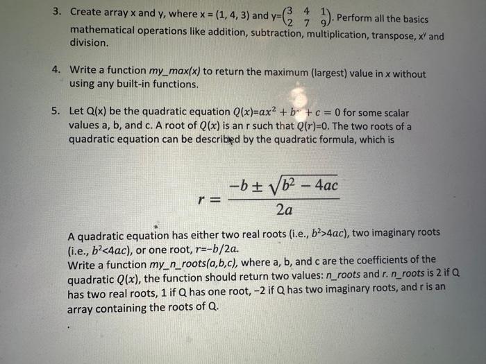 Solved 1. In this part of the assignment, you will work with | Chegg.com