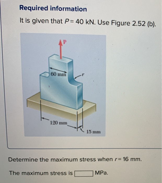 Solved Required information It is given that p= 40 kN. Use | Chegg.com