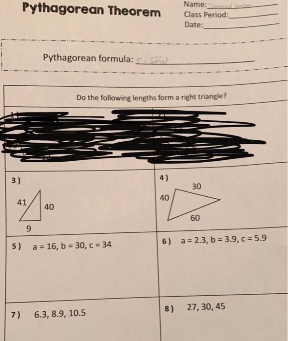 solved-pythagorean-theorem-name-class-period-date-chegg