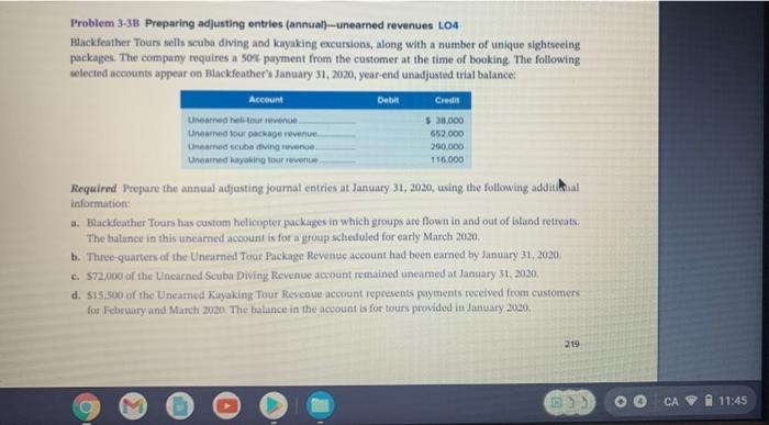 Solved On a separate piece of paper answer Problem 3-3B on | Chegg.com