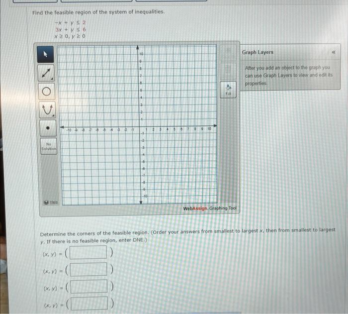 Solved Graph the system of inequalities. 2x+y≥63x−y≥9 Graph | Chegg.com
