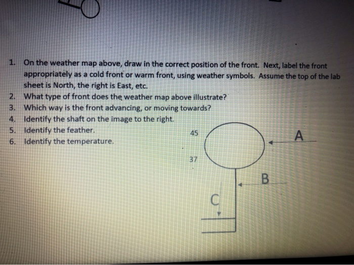 Solved Midlatitude Cyclone Lab Part 2 டன் - ட 1. On the | Chegg.com