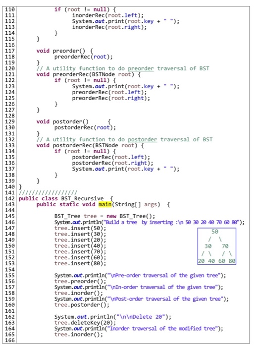 Solved LAB_10 // Recursive solution BST from | Chegg.com
