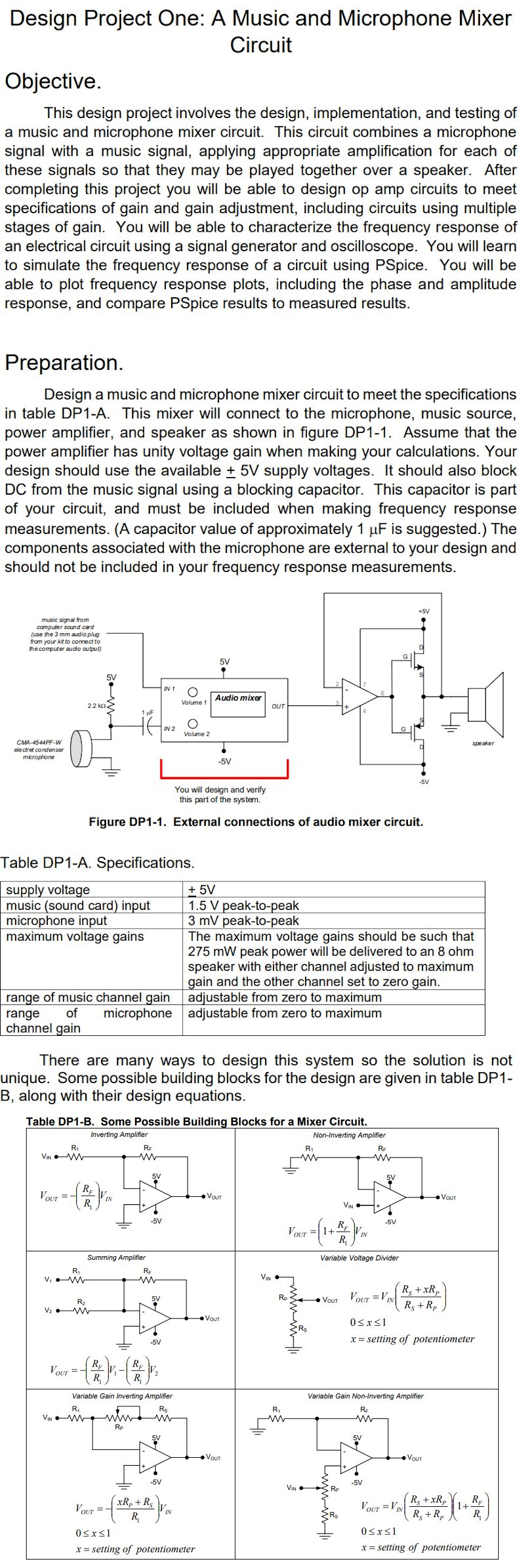 Solved I just want the circuit designDesign a music and Circuit Diagram