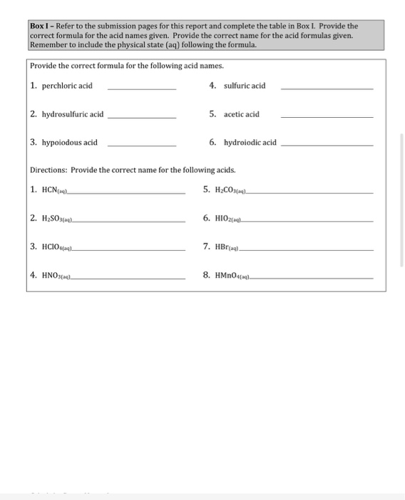 Solved Lab Activity - Nomenclature submission pages Name | Chegg.com