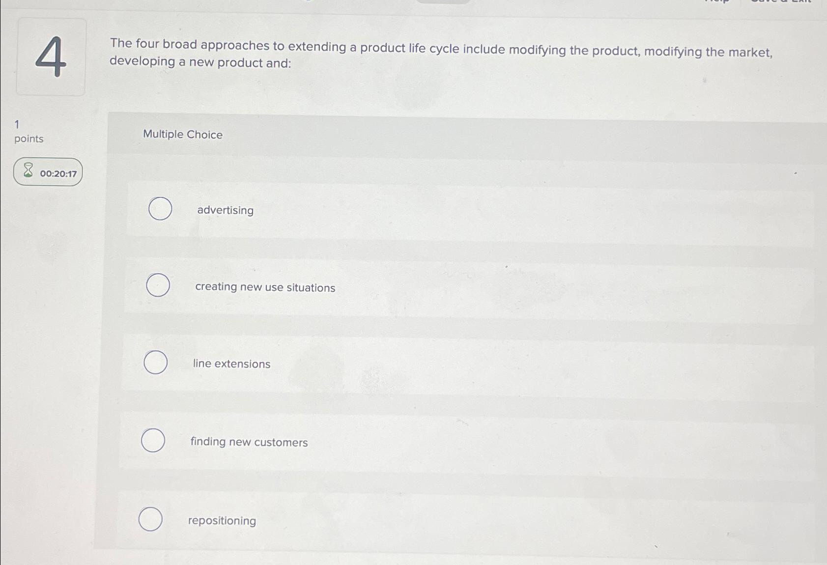 Solved 4The four broad approaches to extending a product | Chegg.com