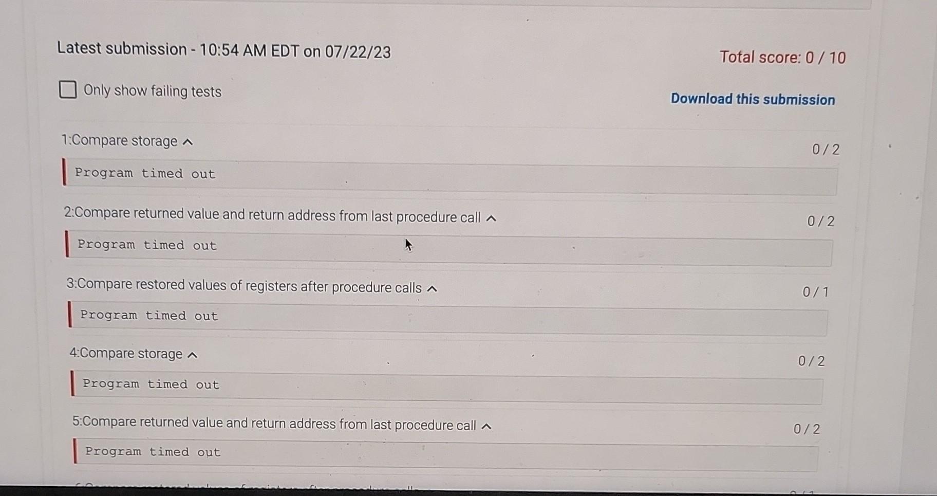 Solved please help me! I am not sure why when I run the code | Chegg.com
