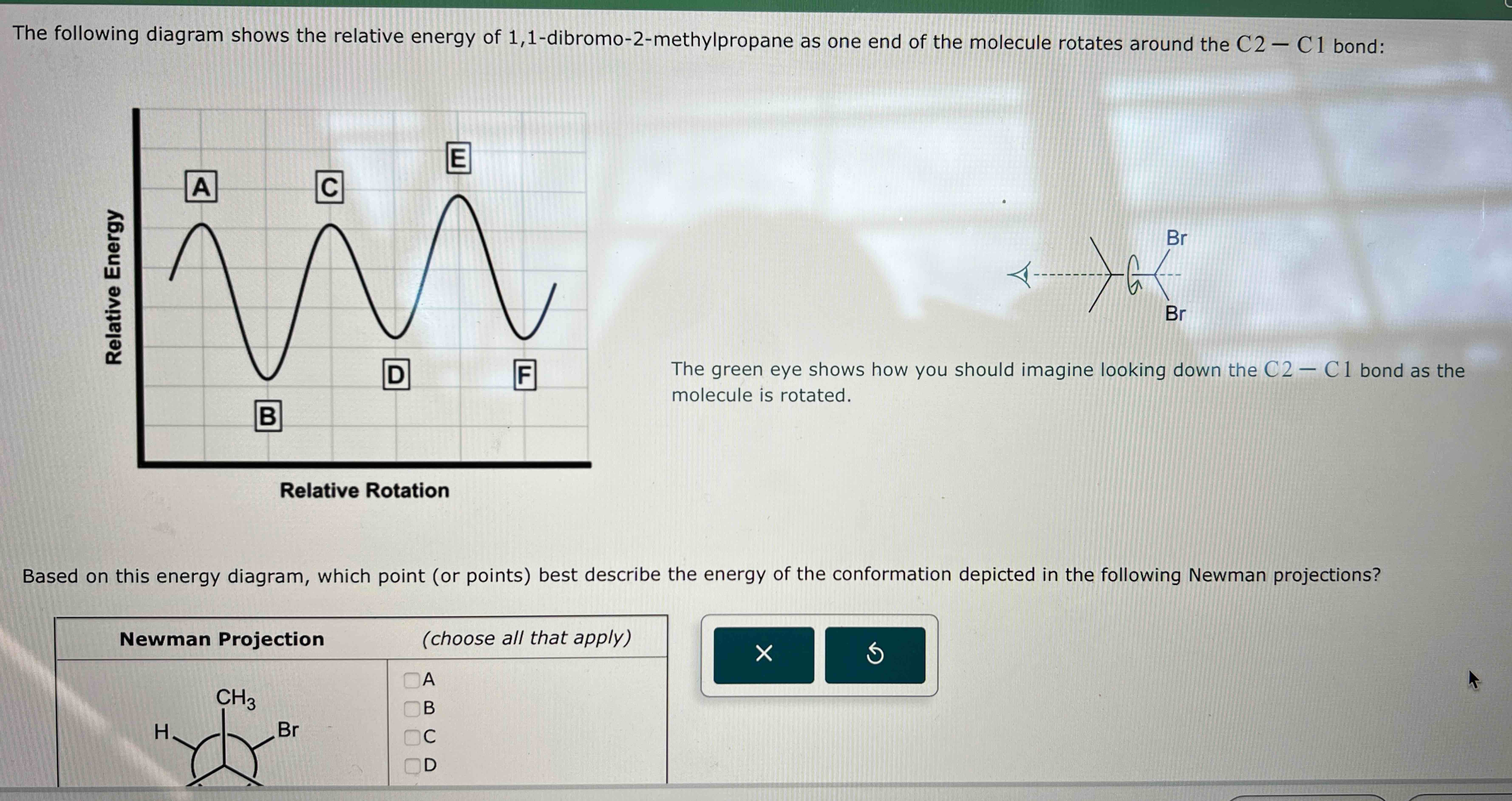 The following diagram shows the relative energy of | Chegg.com