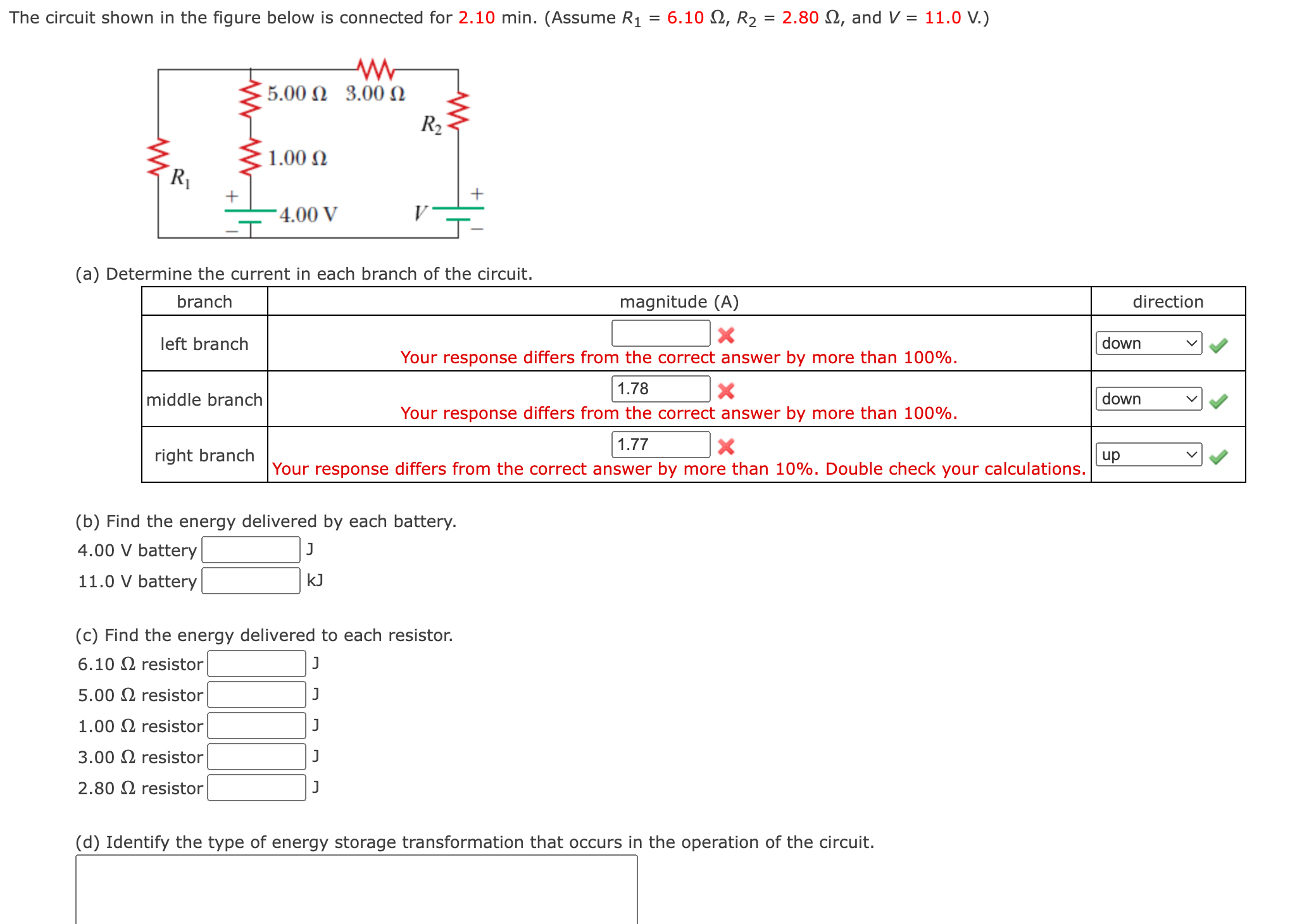 Solved The circuit shown in the figure below is connected | Chegg.com