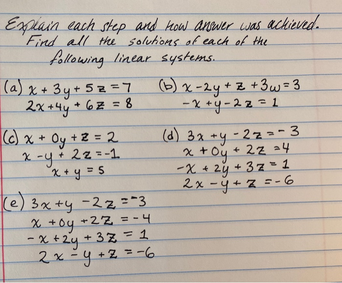 Solved please explain each step in detail so i know how to | Chegg.com