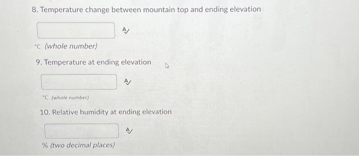 Solved Calculate The Change In Humidity, Temperature And | Chegg.com