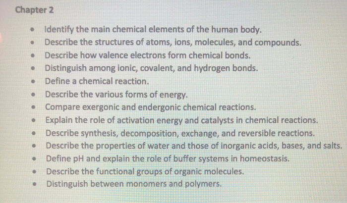 Chemical Elements of the Human Body