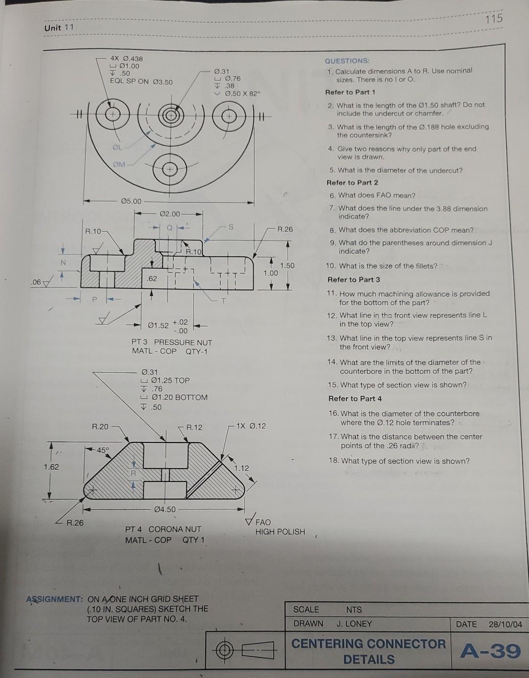 Solved Interpreting Engineering Drawings 8th Edition. Pgs | Chegg.com