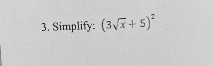 Solved 3. Simplify: (37# + 5) | Chegg.com