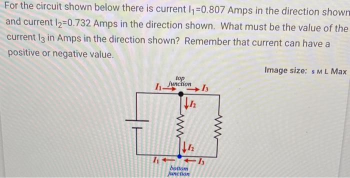 Solved For the circuit shown below there is current | Chegg.com