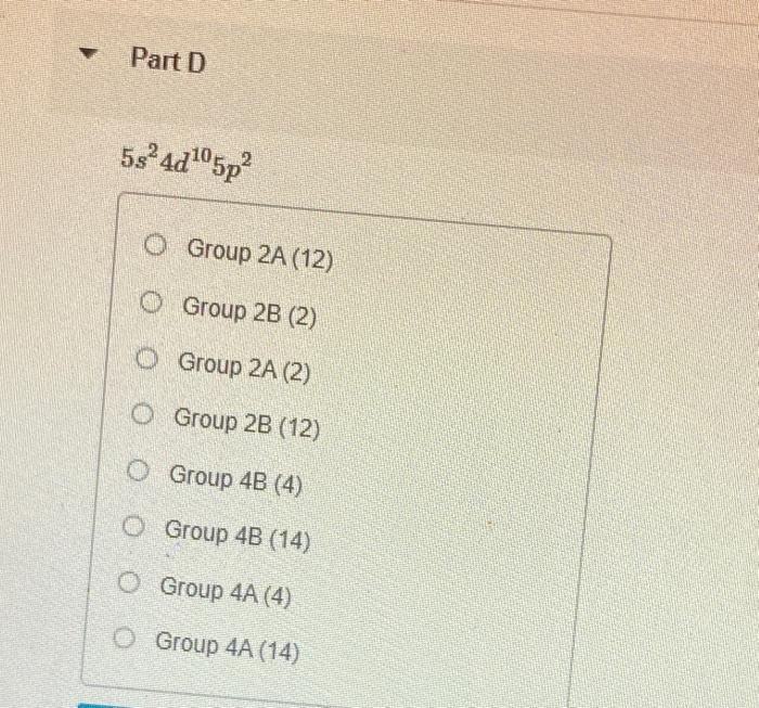 Solved Identify The Group Number Using Both A/B And 1 To 18 | Chegg.com