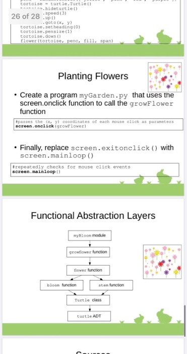 Solved turtle.done() turtle.bye () 15 of 28 Turtle Graphics | Chegg.com