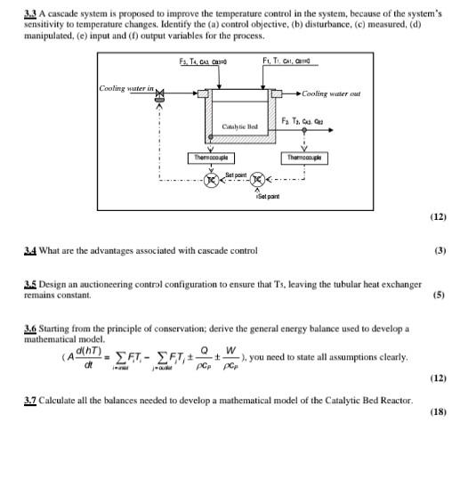 Solved 2.3 A cascade system is proposed to improve the | Chegg.com