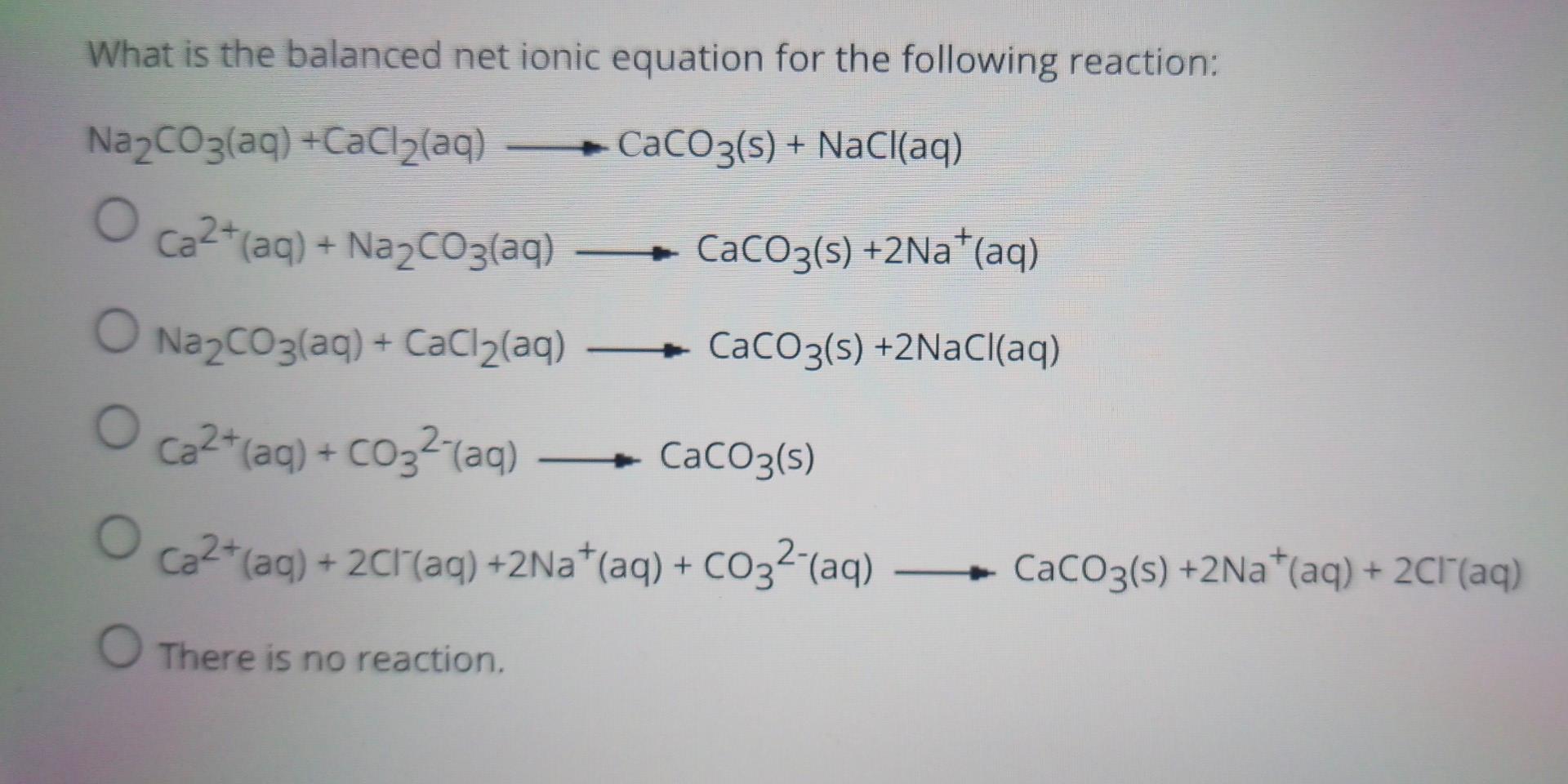 Solved In A Balanced Chemical Equation (check All That 