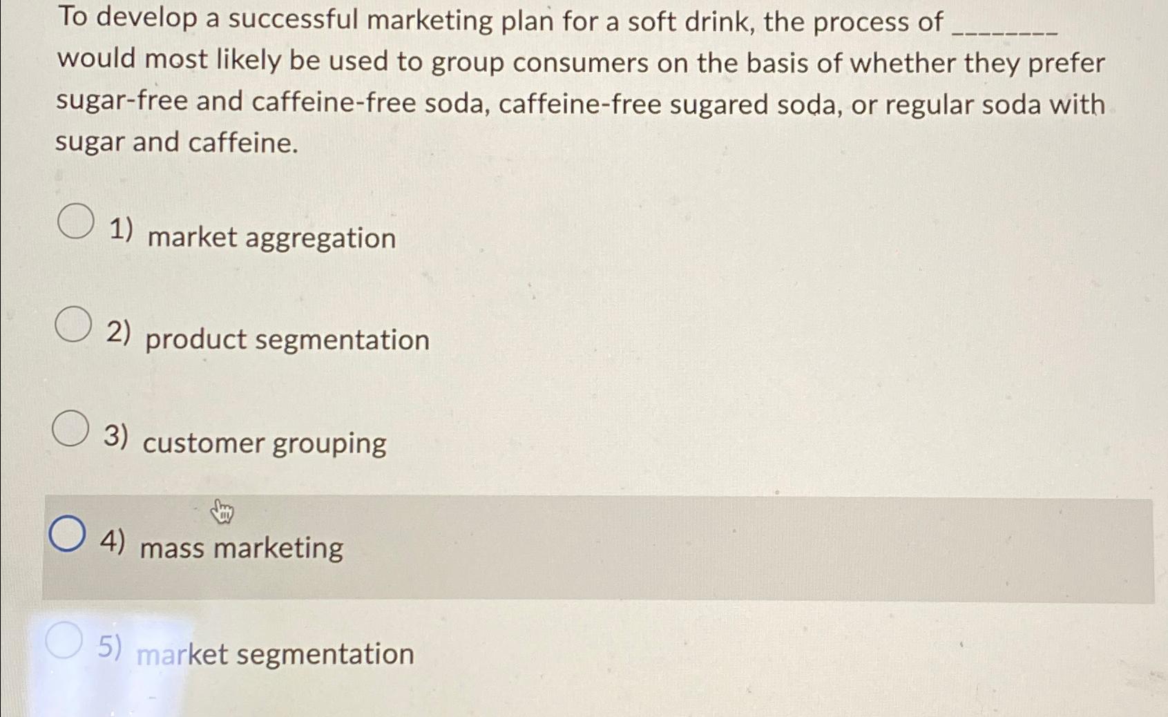 Solved To develop a successful marketing plan for a soft | Chegg.com