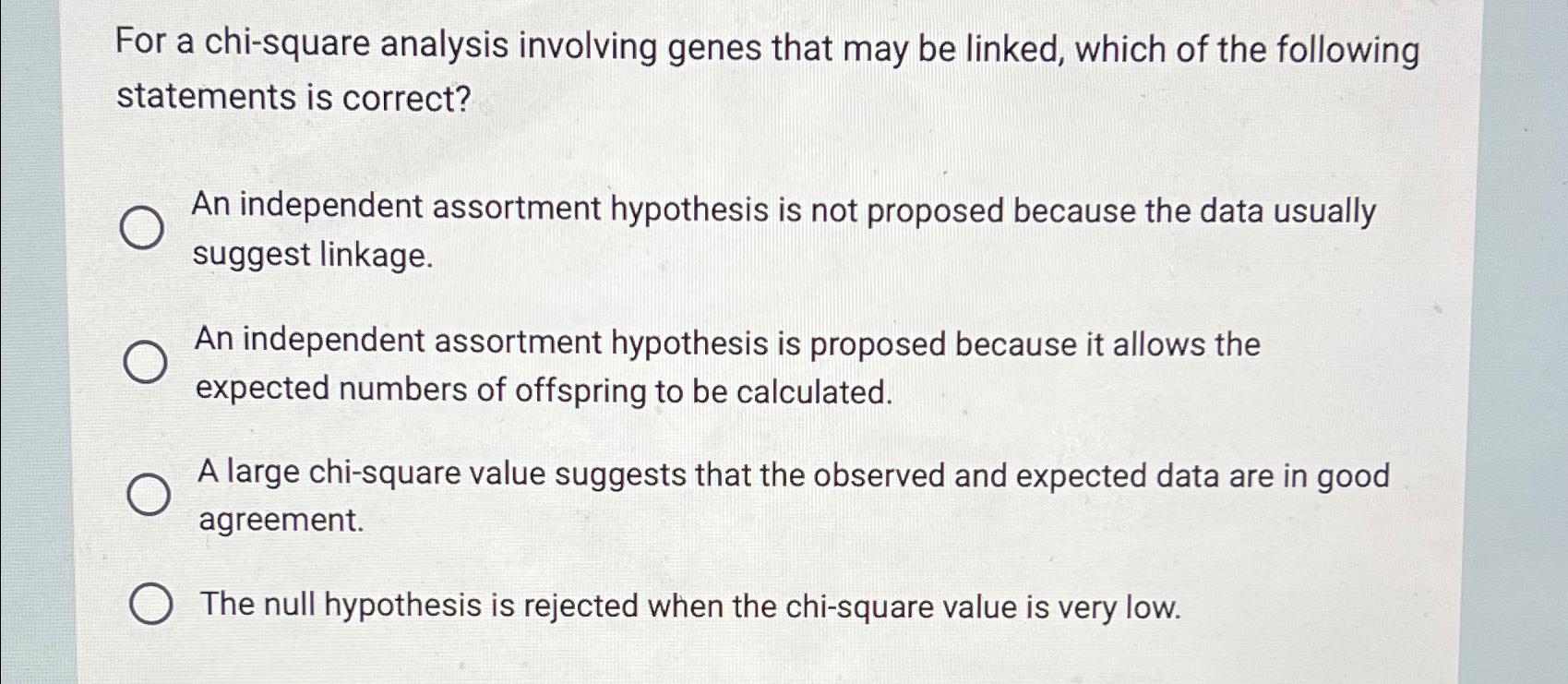 solved-for-a-chi-square-analysis-involving-genes-that-may-be-chegg