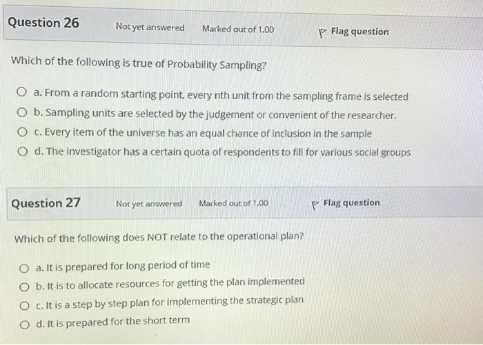 Solved Question 25 Not yet answered Marked out of 1.00 p | Chegg.com