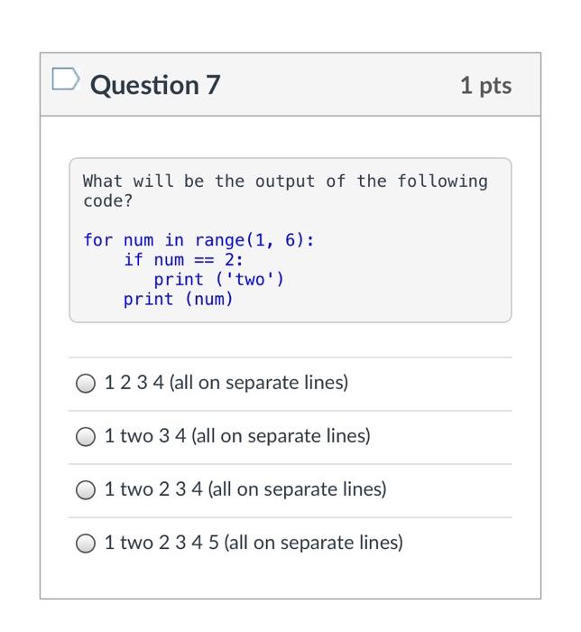 Solved Question 1 1 pts Which of the following is not a | Chegg.com