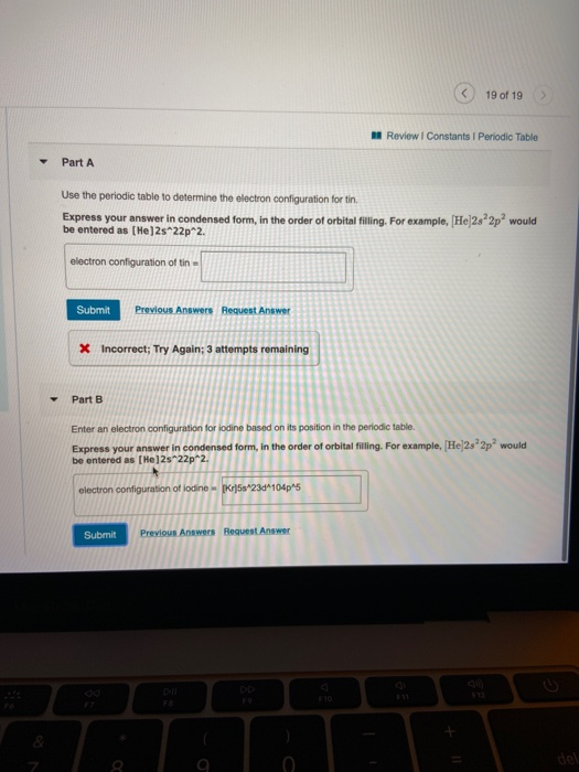Solved 19 of 19 I Review I Constants I Periodic Table Part A | Chegg.com