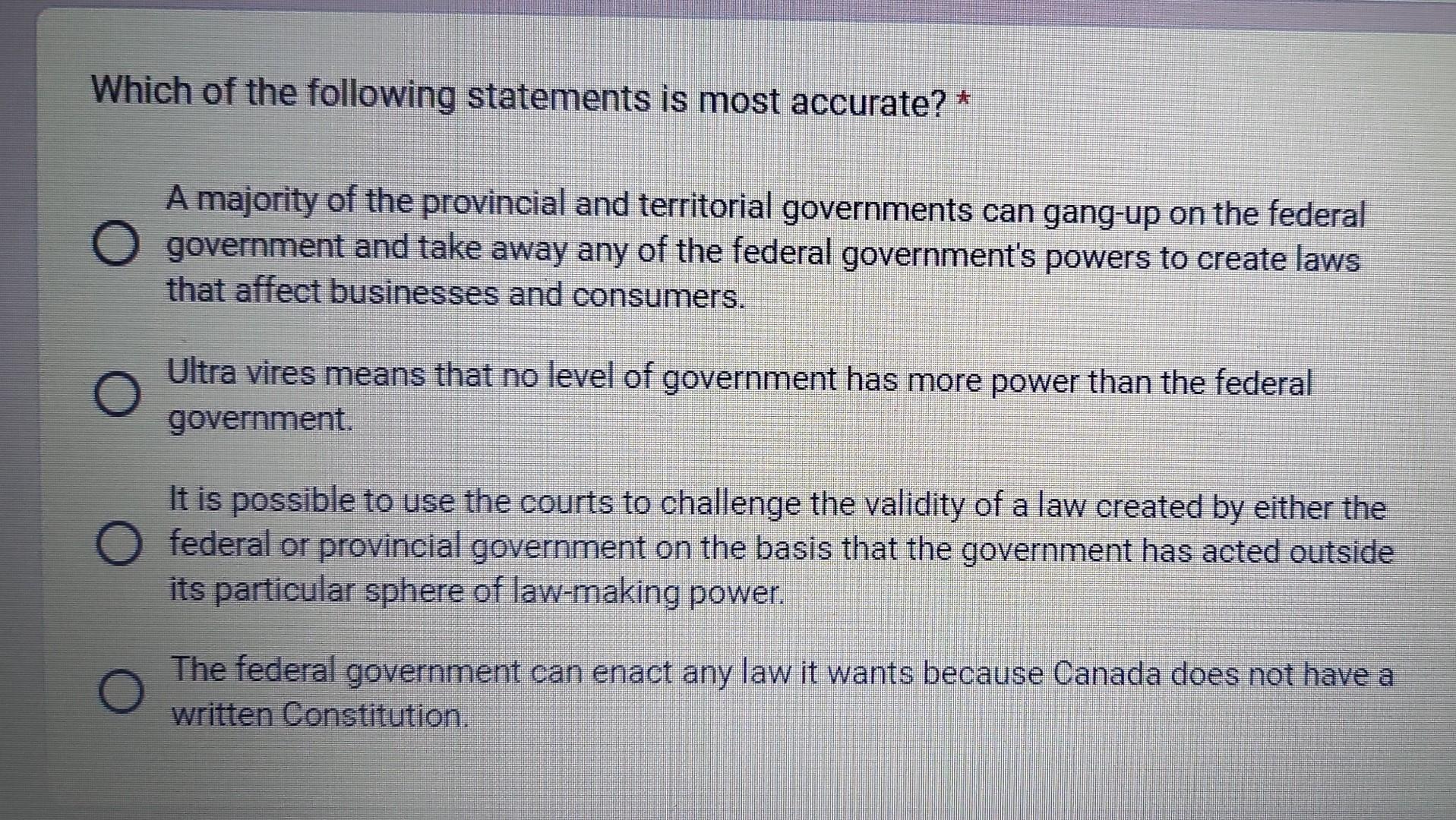 Which Of The Following Statements Is Most Accurate Solved Which of the following statements is most accurate? * | Chegg.com