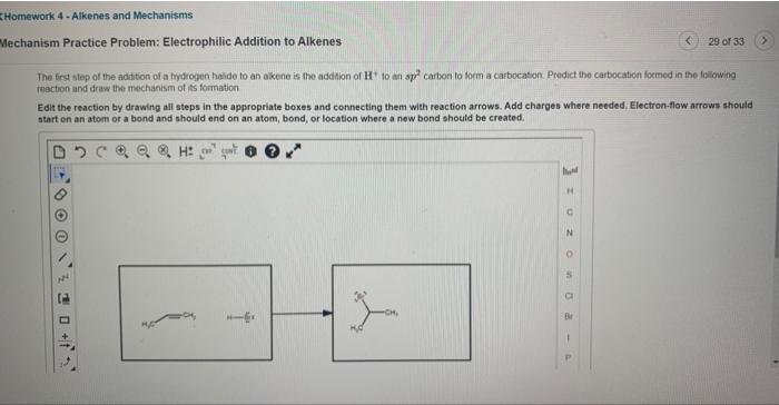 Solved Reaction And Draw The Mechanism Of Its Formation Edit | Chegg.com